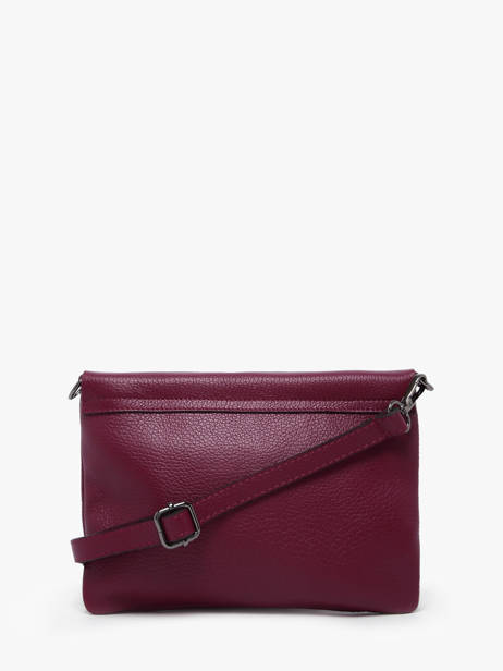 Cross Body Tas Caviar Leder Milano Violet caviar CA22112 ander zicht 4